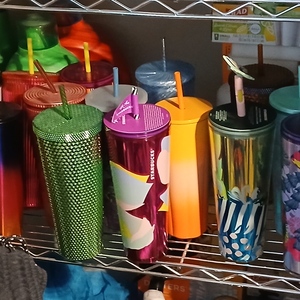 Starbucks Multicolor Drinkware Set with Straws